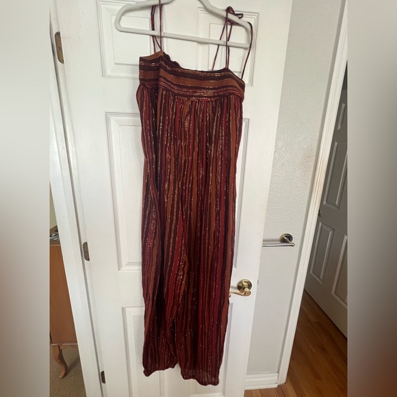 Free people harem lurex jumpsuit, xs - Picture 3 of 8